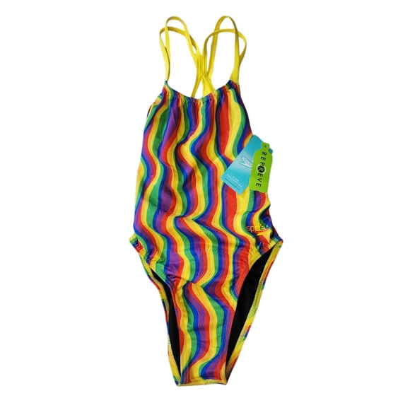 Speedo Other - Speedo Eco Endurance Vibe Collection Full Piece Swim Wear Sz 24 NWT